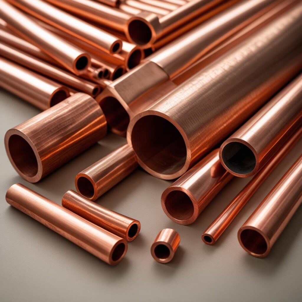 Copper Pipes and Tubes both shoyld be shown separately